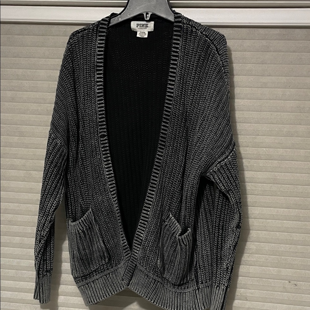 PINK Victoria's Secret Gray Open-Front Cardigan